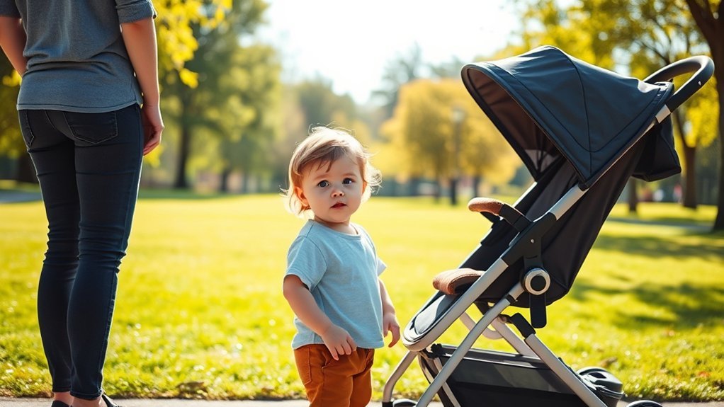 transitioning from stroller use