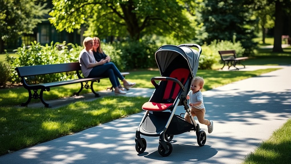 transitioning from stroller use