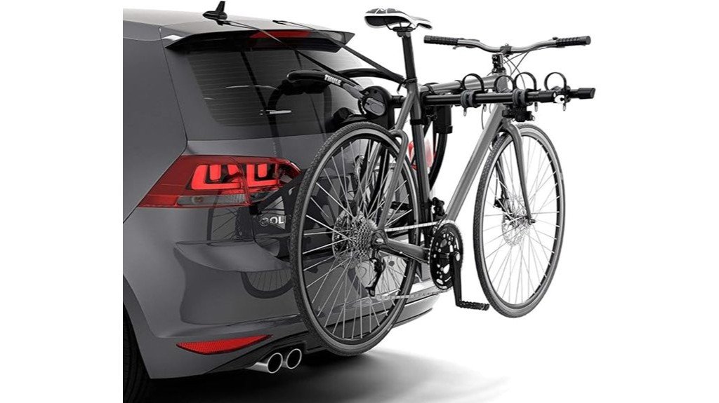 trunk mounted bike rack