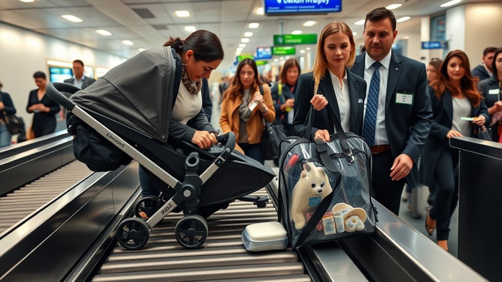 tsa stroller screening tips