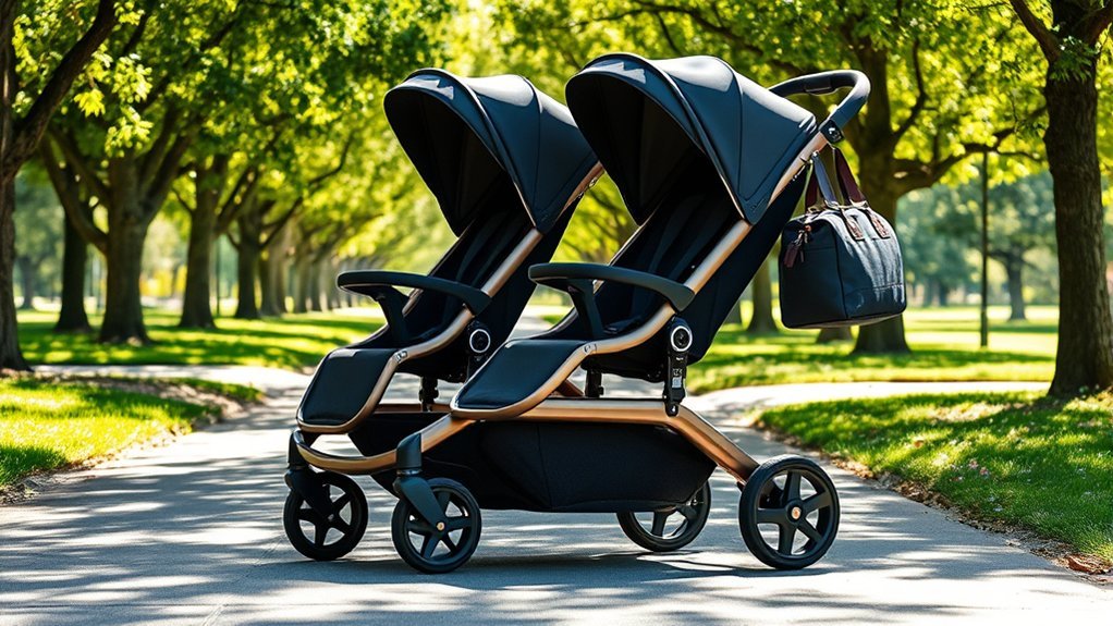 twin stroller car seat tips