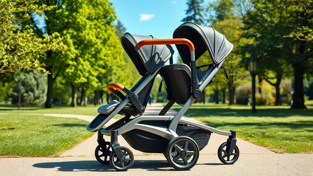 twin stroller layout guide