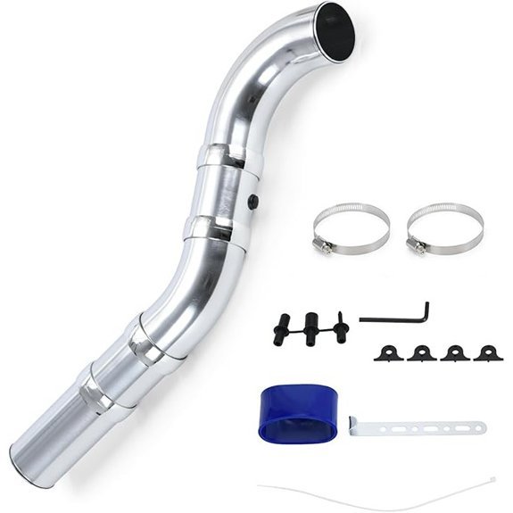 PTNHZ Universal 3 Inch 76mm Air Intake Pipe Aluminum alloy intake pipe Kit