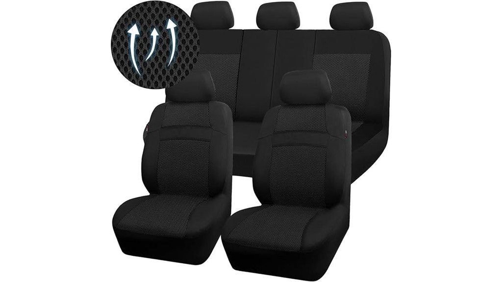 universal black car seat covers