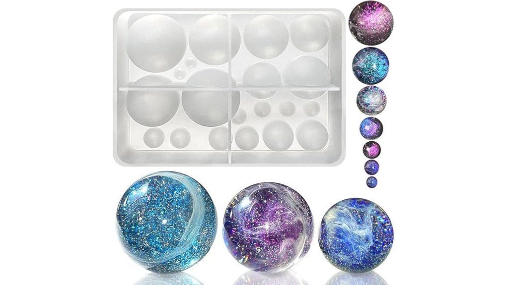 versatile 20 cavity sphere molds