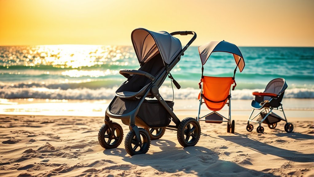 versatile beach stroller options