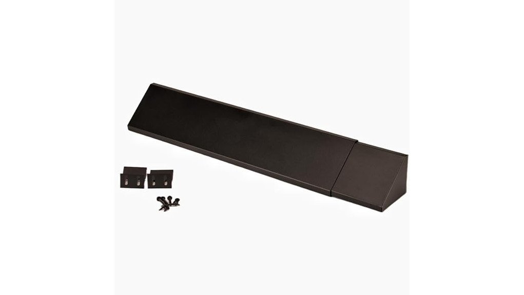 versatile black fireplace accessory