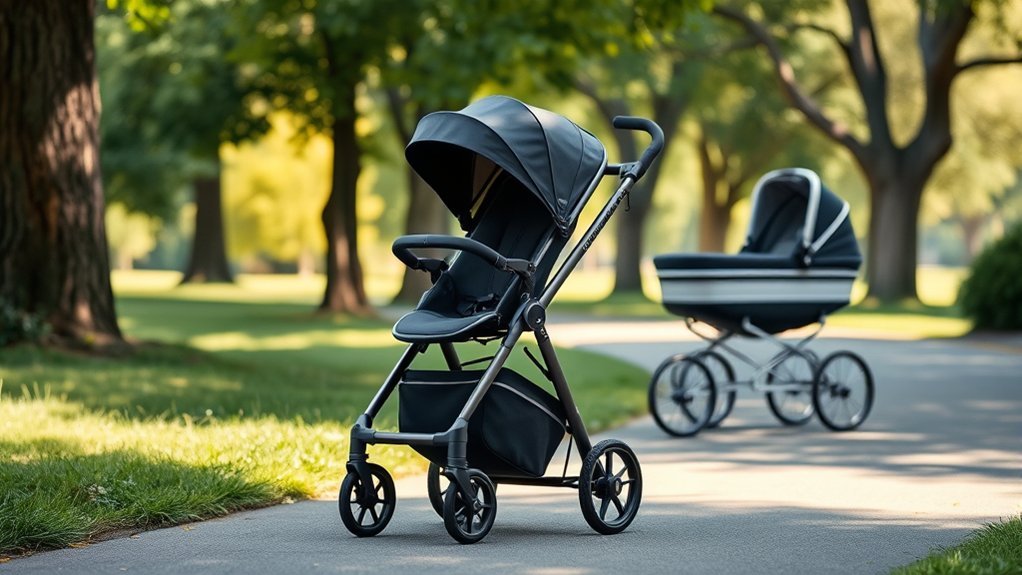 versatile lightweight adjustable strollers