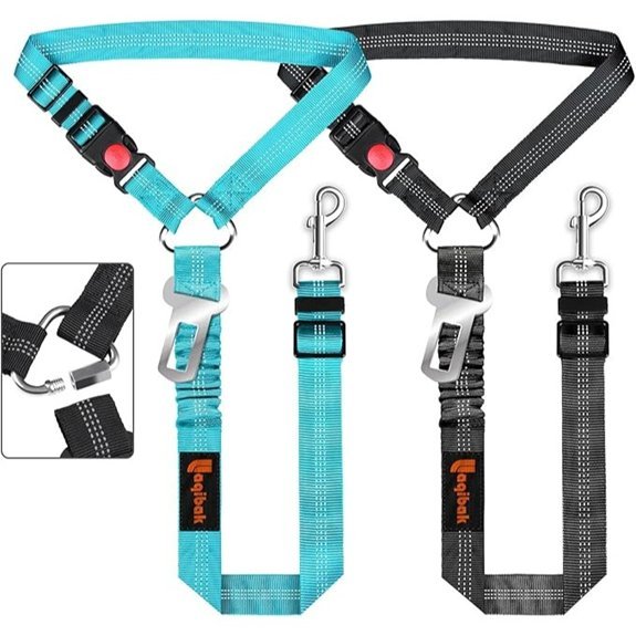 3-in-1 Removable Dog Car Seat Belt Harness
