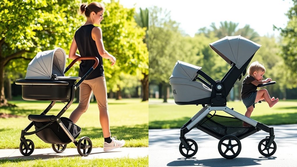 versatile ride on stroller boards