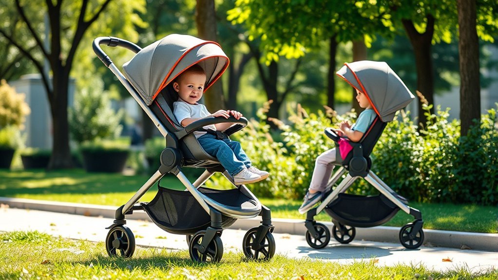 versatile safe convenient strollers
