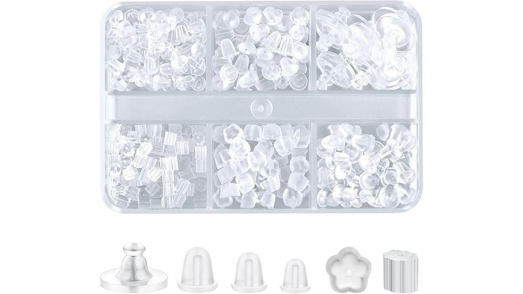 versatile silicone earring backs