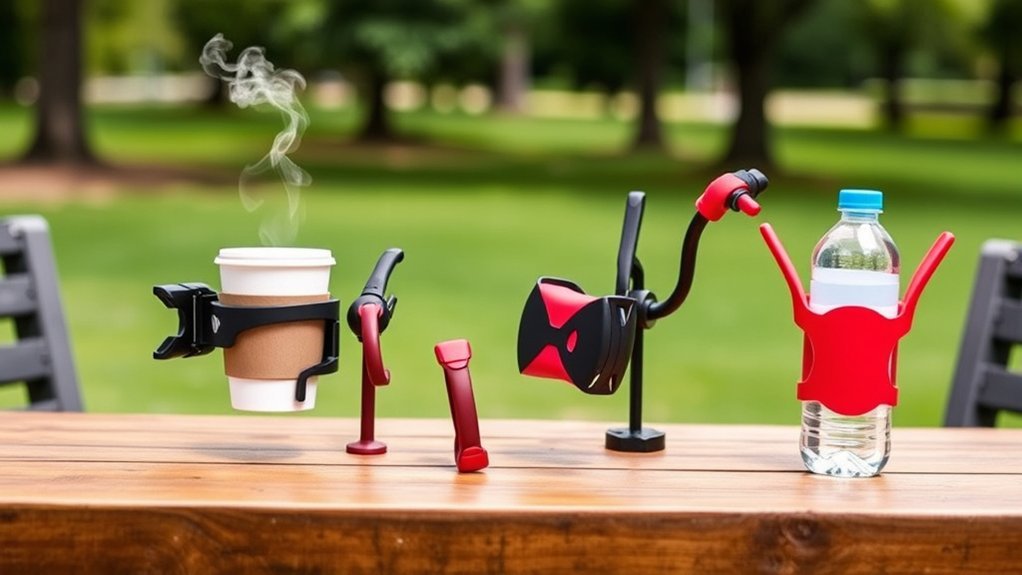 versatile stroller cup holders