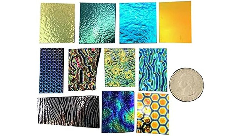 vibrant glass for crafting