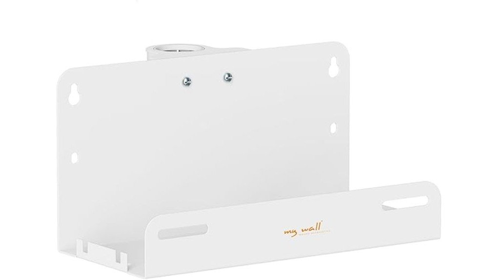 wall mounted media player holder