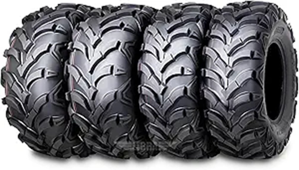 WANDA ATV/UTV Tire Set 25x8-12 & 25x10-12