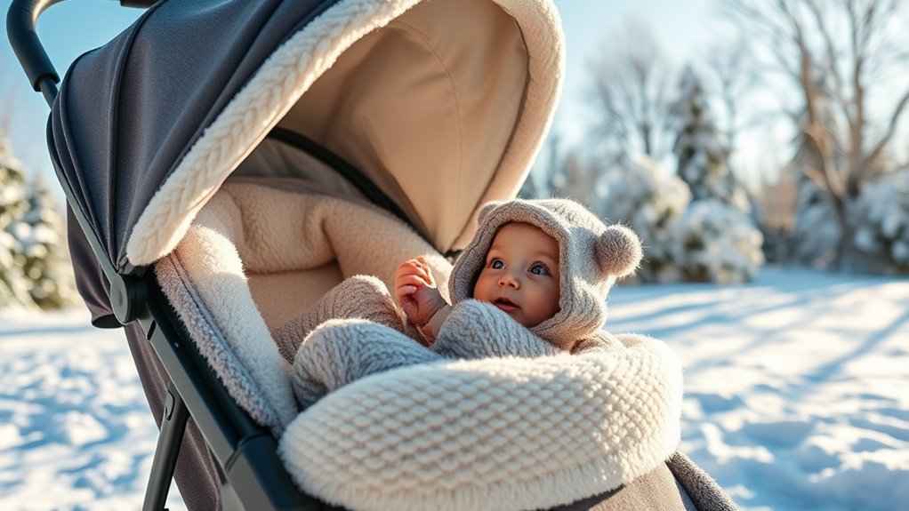 warm baby stroller tips