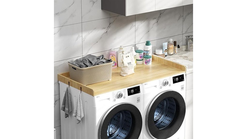 washer dryer countertop dimensions