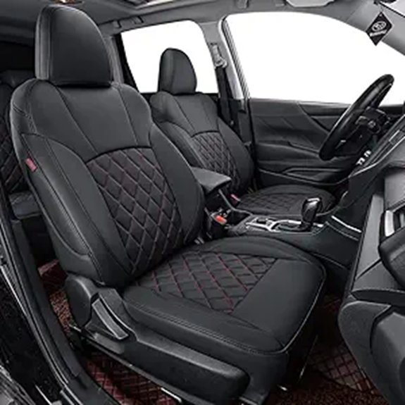 coverdream Waterproof Leather Seat Covers for Subaru Forester
