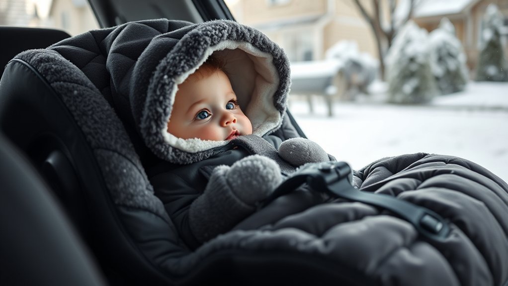 winter infant car seat covers