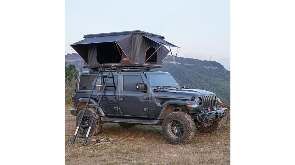winter ready aluminum rooftop tent