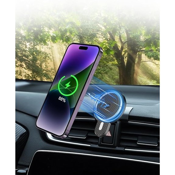 PZK Magnetic 15W Wireless Car Phone Mount for Honda CR-V