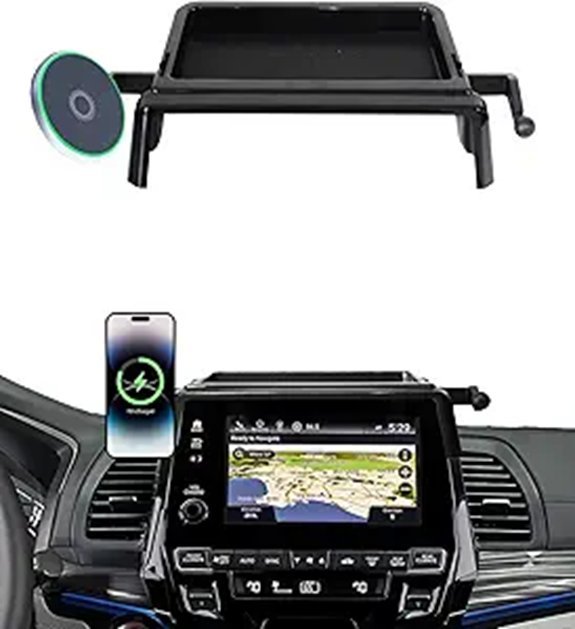 Car Phone Holder with 15W Wireless Charger for Honda Odyssey