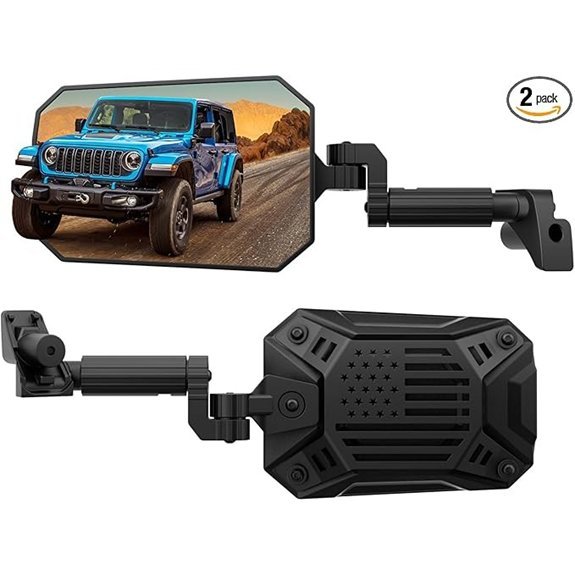JOYTUTUS Doors-Off Side Mirrors for 2024-2026 Wrangler
