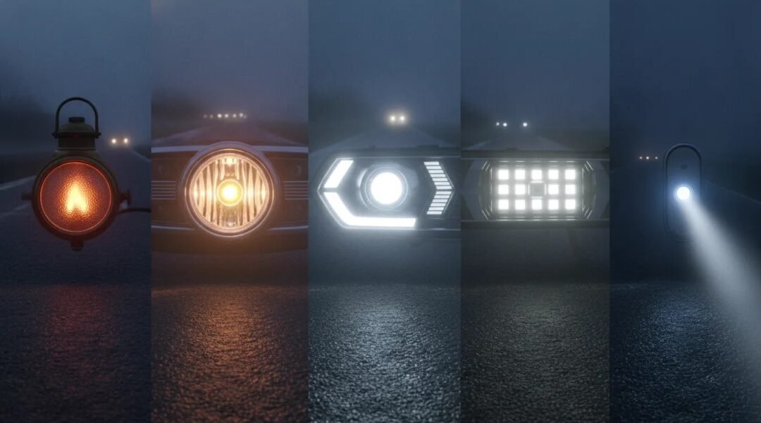 A Complete Guide to Headlight Types: From Carbide Flames to LED and Laser